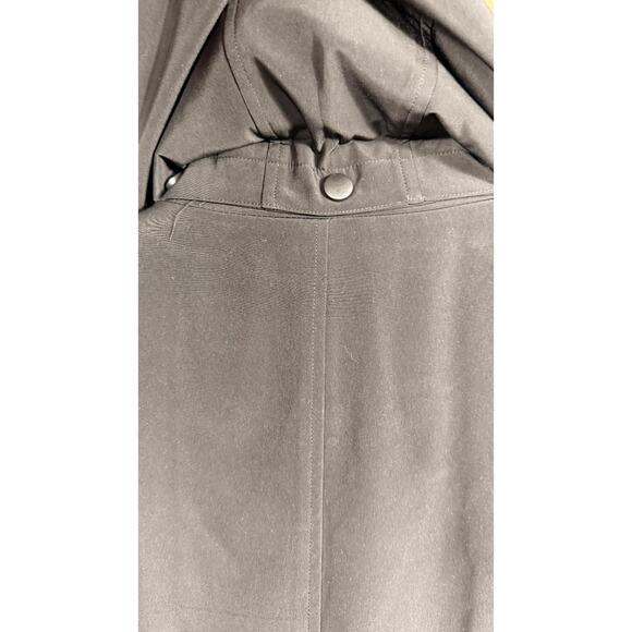 Twinhill Coat Mens 36R Black Hooded Fly Front Thinsulate Lined Overcoat Jacket - Picture 6 of 11